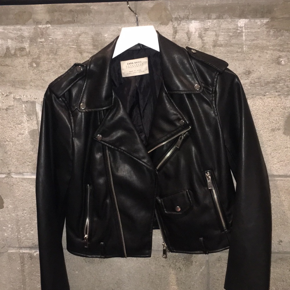 Zara Faux Leather Jacket